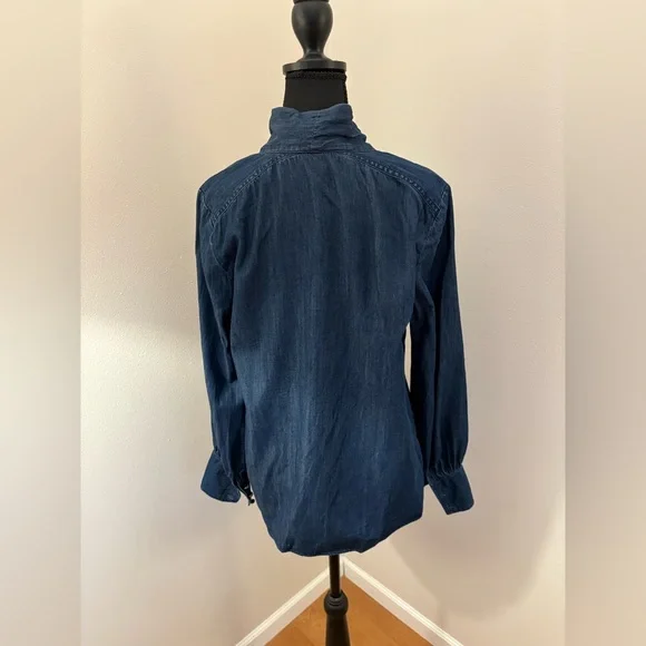 Kate Spade Chambray Bow Top - Picture 4 of 5